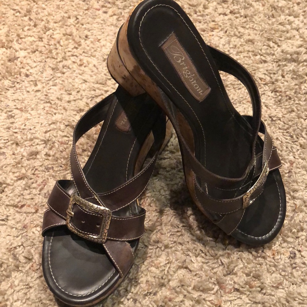 Brighton Brown Leather Heels